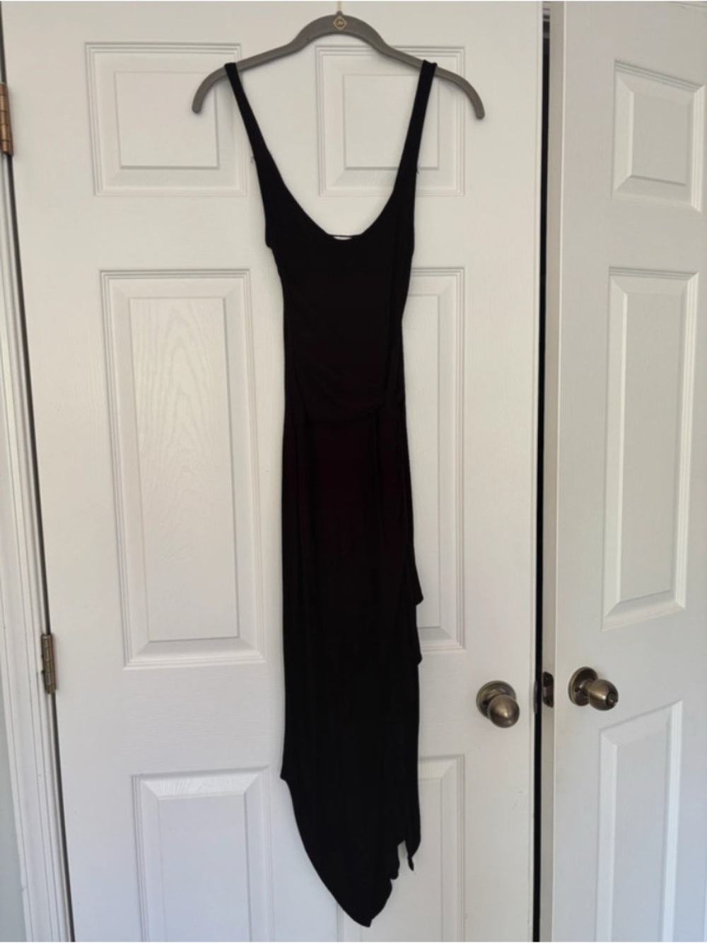 Rolla Coster Black Asymmetrical Slip Dress